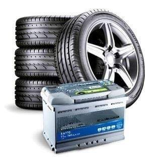 إطارات وبطاريات
